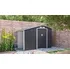 Zahradní domek Rojaplast Luke A 195 x 278 x 127 cm šedý