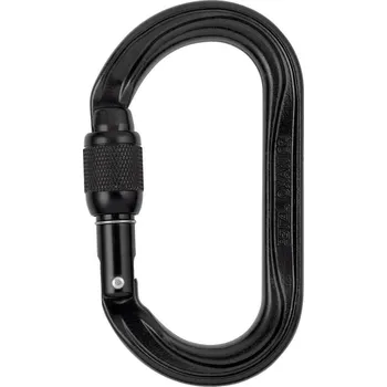Horolezectví Karabina PETZL OXAN SCREW LOCK ČERNÁ
