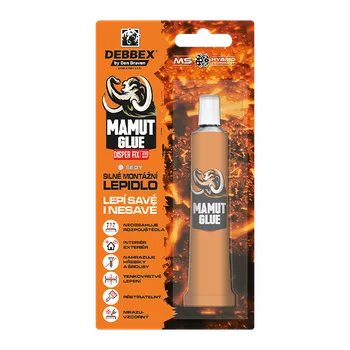 Průmyslové lepidlo DenBraven MAMUT GLUE Disper Fix 25 ml tuba v blistru šedá