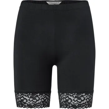 Dámské kraťasy 679908 - Tchibo - Cyklistické šortky s krajkovým lemem - pro ženy - vel. M 40/42 - barva: černá