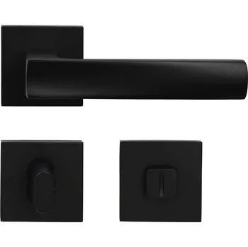 Dveřní kování Richter Czech RK.E36.BOLZANO-R WC ECONOMY CE černá matná