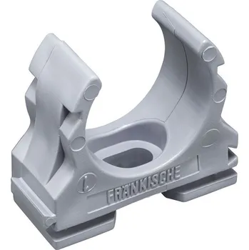 kabelová chránička Plastová příchytka clipfix 20 šedá Fränkische 22370020