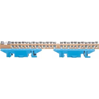 vypínač HAGER Modrá propojovací lišta 1x25+11x16+13x10mm2 KM25N