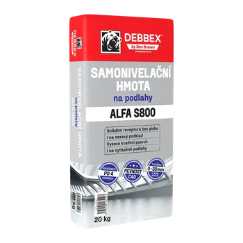 Průmyslové lepidlo DenBraven Samonivelační hmota ALFA S800 20 kg pytel