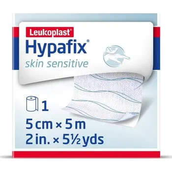 Náplast Leukoplast Hypafix skin sensitive—5cm x 5 m, 1ks
