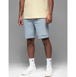 Pánské krátké tepláky s potiskem přiléhavé V1 OM-SRSK-0138 Barva: Světle Modrá, Velikost: L