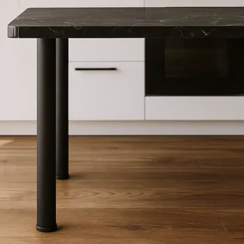 Nábytkové kování Interex Stolová noha CLASSIC 60 mm / černá matná 820 mm