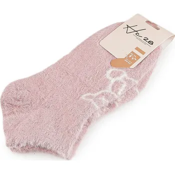 Dámské ponožky Dámské / dívčí ponožky teplé kotníkové Varianta: 1 pudrová, Balení: 1 pár
