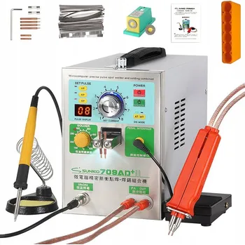 Svářečka Bodová IMPULSOVÁ SVÁŘEČKA SVÁŘEČKA SUNKKO 709AD+ S PÁJEČKOU TECHREBAL