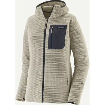 Dámská mikina Patagonia Dámská mikina R1® Air Fleece Full-Zip, Wool White - vel. M