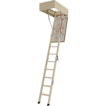 Protipožární půdní schody se zámkem LWF60 SL 4dílné FAKRO