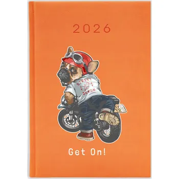 Kalendář Knižkový kalendář 2026 A5 FunnyCase modrý