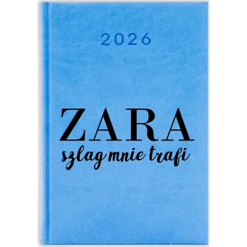 Kalendář Knižkový kalendář 2026 A5 FunnyCase modrý