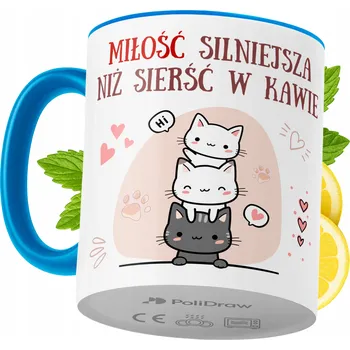 Hrnek Polidraw Hrnek Polidraw Kočičky keramika 330 ml