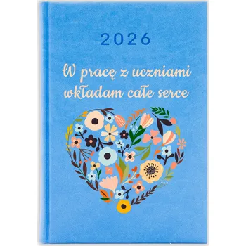 Kalendář Knižkový kalendář 2026 A5 FunnyCase modrý