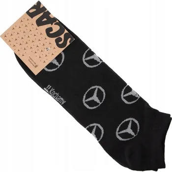 Pánské ponožky PONOŽKY MERCEDES-BENZ DUDA-CARS #KOCHAMYMERCEDESY NÍZKÉ PONOŽKY (STÓPKI) - 41-43