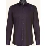 Olymp Pánská Košile Level Five Body Fit, tmavě fialová, 41