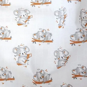 látková plena PREM Bavlněná plena 70x70cm Koala kluk NEW