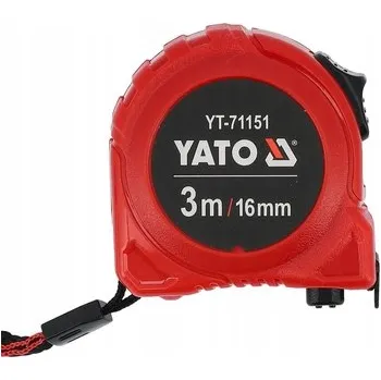 metr Yato svinovací metr 16mm 3m YT-71151