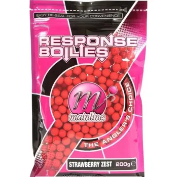 Návnadová surovina MAINLINE - Boilie Shelf Life Response Strawberry Zest 15 mm 450 g