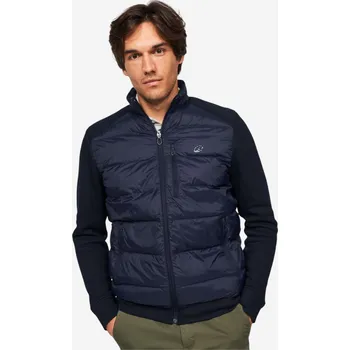 INESIS Pánská golfová hybridní prošívaná bunda CW900 3XL MODRÁ