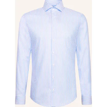 Pánská košile Seidensticker Pánská Košile Shaped Fit, tmavě modrá / bílá, 42