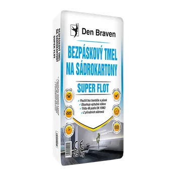 Průmyslové lepidlo DenBraven Bezpáskový tmel na sádrokartony SUPER FLOT 5 kg pytel bílá