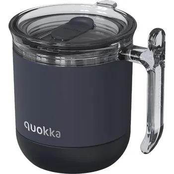 Termohrnek Quokka Nerezový termohrnek Wave Black 260 ml