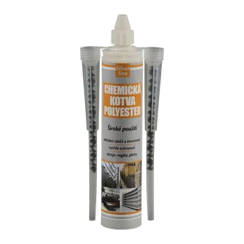 Průmyslové lepidlo DenBraven Chemická kotva POLYESTER Silver Line 300 ml