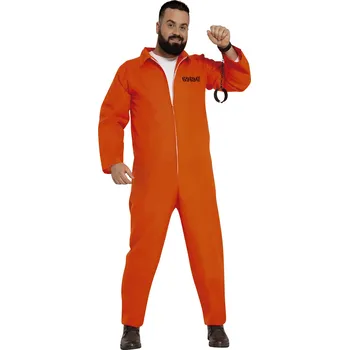 Karnevalový kostým Guirca Pánský kostým vězně - La casa de papel Velikost - dospělý: L