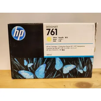 CM992A, HP 761 originální inkoustová náplň Yellow 400ml, po expiraci se zárukou