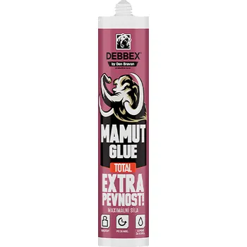 Průmyslové lepidlo DenBraven MAMUT GLUE Total 290 ml kartuše bílá