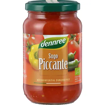 Omáčka rajčatová se zeleninou pikantní 340 g BIO DENNREE