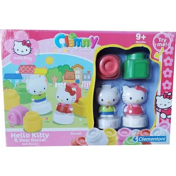 ostatní stavebnice STAVEBNICE CLEMMY HELLO KITTY & DEAR DANIEL CLEMENTONI
