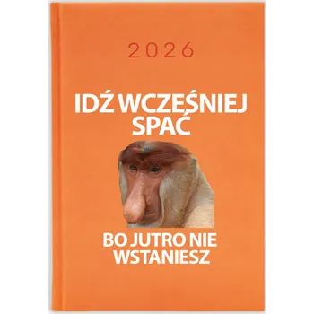 Kalendář Knižkový kalendář 2026 A5 FunnyCase modrý