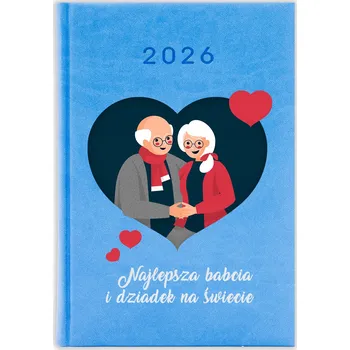 Kalendář Knižkový kalendář 2026 A5 FunnyCase modrý