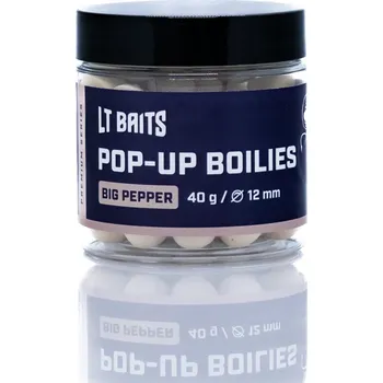 Boilies LT Baits BIG PEPPER POP UP BOILIES 40G Průměr: 12mm