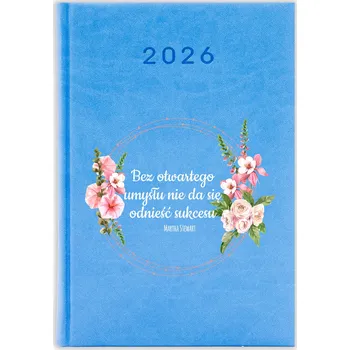 Kalendář Knižkový kalendář 2026 A5 FunnyCase modrý