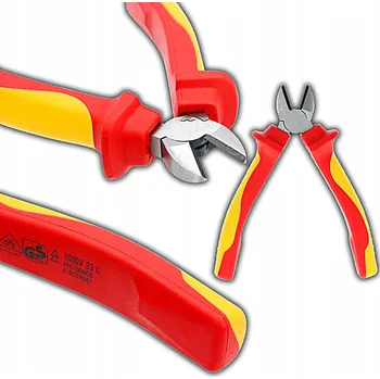 Kleště KLEŠTĚ ŠTÍPACÍ BOČNÍ IZOLOVANÉ 1000 V ŘEZAČKY PRO ŘEZÁNÍ 160 mm OCEL CRV