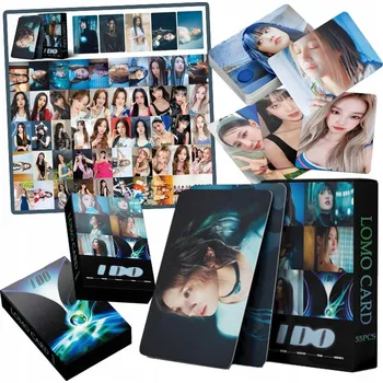 Obraz 55 SZT NOWY IDOL ALBUM PLAKATÓW ZDJĘĆ KART ZESTAW LOMO I-DLE I DO ALBUM