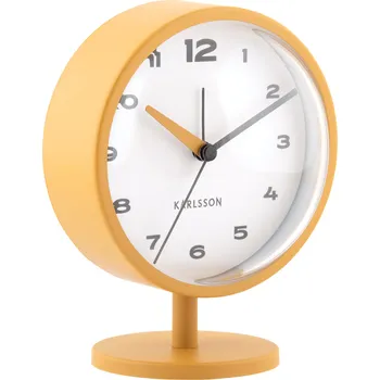 Budík Karlsson, Budík Brisk Dome, žlutý - Formadore