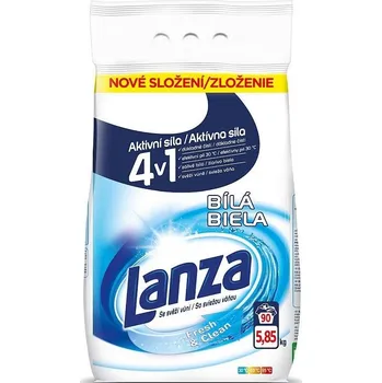 Prací prášek Prášek na praní Lanza White 4v1, 5,85 kg, 90 pracích dávek
