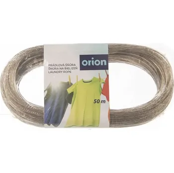 Šňůra na prádlo Orion Prádelní šňůra s lankem 530928 50 m