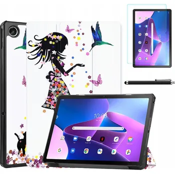 Pouzdro na tablet CHYTRÝ KRYT POUZDRO + DOTYKOVÉ PERO + SKLO pro LENOVO TAB M10 Plus 3 Gen 10.6