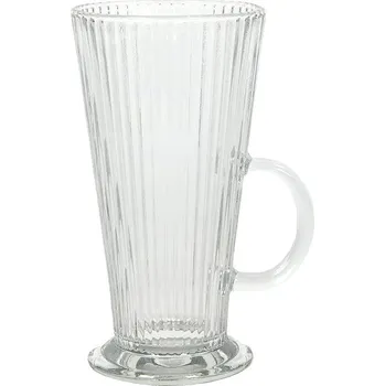 Sklenice Gastro Conical Sklenice na latte macchiato, rýhovaná, průměr: 75 mm