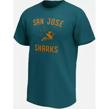 Pánské tričko 47 Brand Pánské tričko San Jose Sharks NHL Imprint '47 Mono Team Atch Tee Velikost: XL