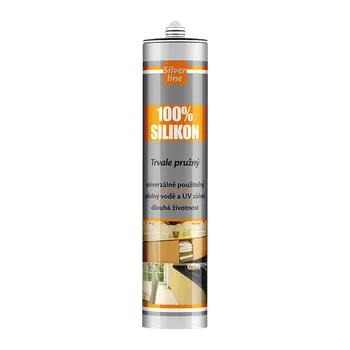 Průmyslové lepidlo DenBraven 100% Silikon Silver Line 280 ml transparentní