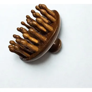 Masážní příslušenství Head spa masážní hřeben dřevěný 1 EMPORIO BEAUTY