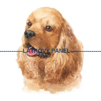 Látkový panel - Pes - PS-74 Velikost: 20x20cm, Materiál: Úplet