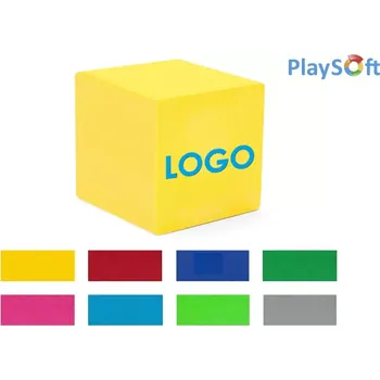 ostatní stavebnice Velká molitanová KOSTKA PlaySoft vlastní POTISK 40x40 cm